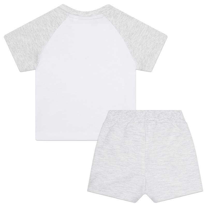 Hugo Boss Baby - Boy T-Shirt & Shorts Set, Light Gray Image 2