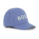 Hugo Boss Baby Cap In Cotton 50 Lavender Blue Image 1