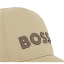 Hugo Boss Baby Cap In Cotton Stone Image 3