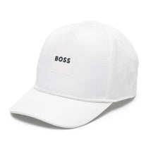 Hugo Boss Baby Cap In Cotton White Image 1