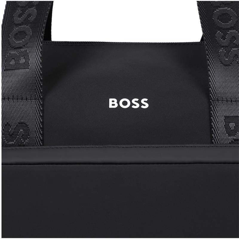 Hugo Boss Baby - Changing Bag In Matt Polyester Black Image 5
