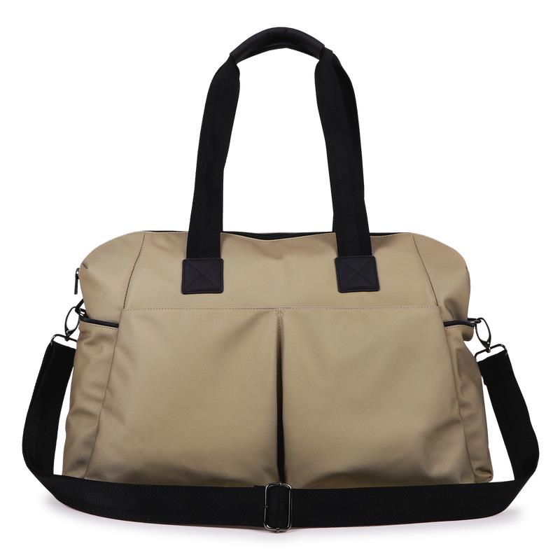 Hugo Boss Baby - Changing Bag In Polyester Canvas Dark Stone Image 3