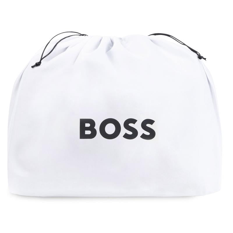 Hugo Boss Baby - Changing Bag In Polyester Canvas Dark Stone Image 5