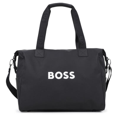 Hugo Boss Baby - Changing Bag In Textured Simili Black Image 1