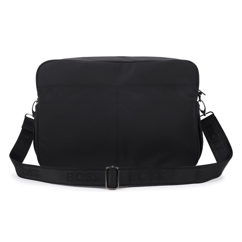 Hugo Boss Baby - Changing Bag With Red Panda Soft Toy Key Ring Black Image 4