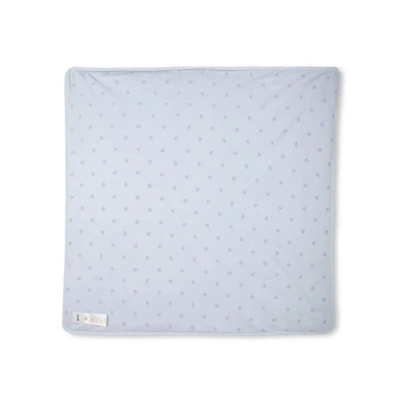 Hugo Boss Baby - Cotton Blanket Light Blue Image 2