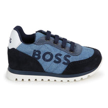 Hugo Boss Baby - Denim Sneakers Boy, Navy Image 2