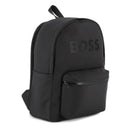 Hugo Boss Baby - Embossed Logo Backpack, Black Image 1