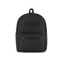 Hugo Boss Baby - Embossed Logo Backpack, Black Image 2
