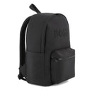 Hugo Boss Baby - Embossed Logo Backpack, Black Image 3