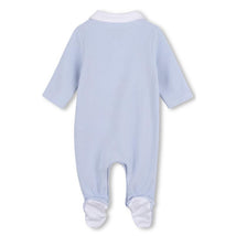 Hugo Boss Baby - Footie With Collar Detail Pale Blue Image 2