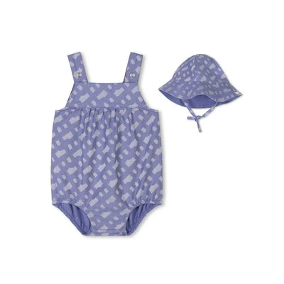 Hugo Boss Baby - Girl All In One & Hat, Blue Image 1