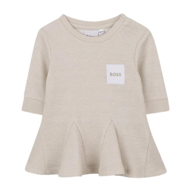 Hugo Boss Baby - Girl Peplum Top & Ribbed Leggings Set Image 3