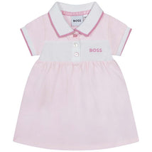 Hugo Boss Baby - Girl Short Sleeved Dress, Pink Pale Image 1