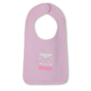 Hugo Boss Baby - Girls Footie Hat And Bib In Gift Box, Light Pink Image 4