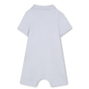 Hugo Boss Baby - Infant Short Seeve Polo Romper W Rubber Red Panda Patch Pale Blue Image 2