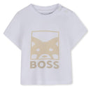 Hugo Boss Baby - Infant Short Sleeve Tee W/ Red Panda Graphic White Image 1
