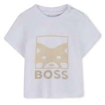 Hugo Boss Baby - Infant Short Sleeve Tee W/ Red Panda Graphic White Image 1