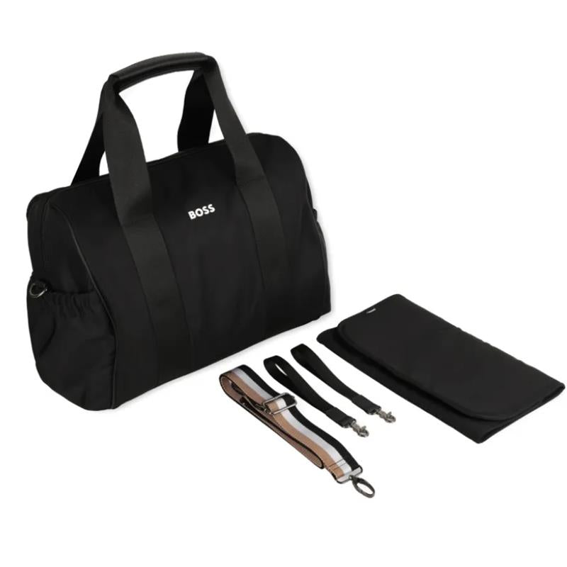 Hugo Boss Baby - Logo-Print Changing Bag, Black Image 4
