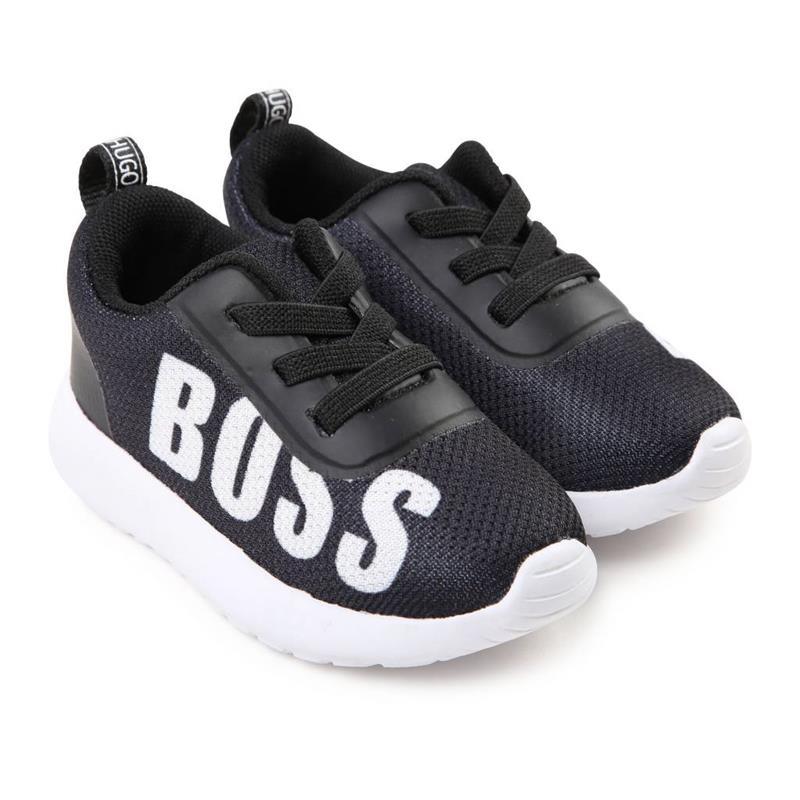 Hugo Boss Baby Logo Training Shoes, Black Image 1