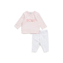 Hugo Boss - Baby Long Sleeve T-Shirt And Leggings Set Pink/White Image 1