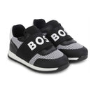 Hugo Boss Baby - Mesh Logo Sneaker Trainers, Black Image 1