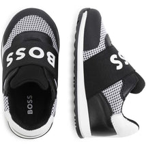 Hugo Boss Baby - Mesh Logo Sneaker Trainers, Black Image 2