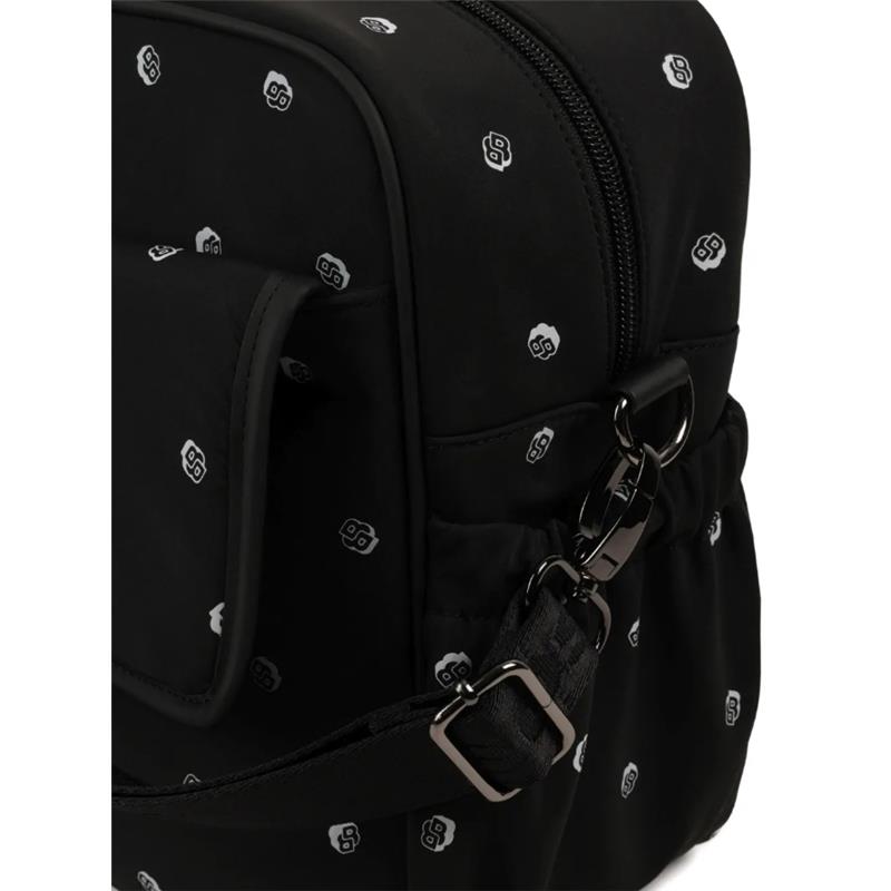 Hugo Boss Baby - Monogram-Print Changing Bag, Black Image 5