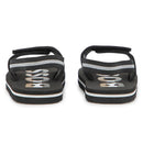 Hugo Boss Baby - Sandals With Hook And Loop Closure And Elastic Ankle Strap, Black Image 3