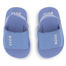 Hugo Boss Baby - Sandals With Hook And Loop Closure And Elastic Ankle Strap Lavender Blue Image 4
