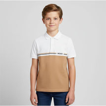 Hugo Boss Baby - Short Sleeve Polo Beige 04A Image 2