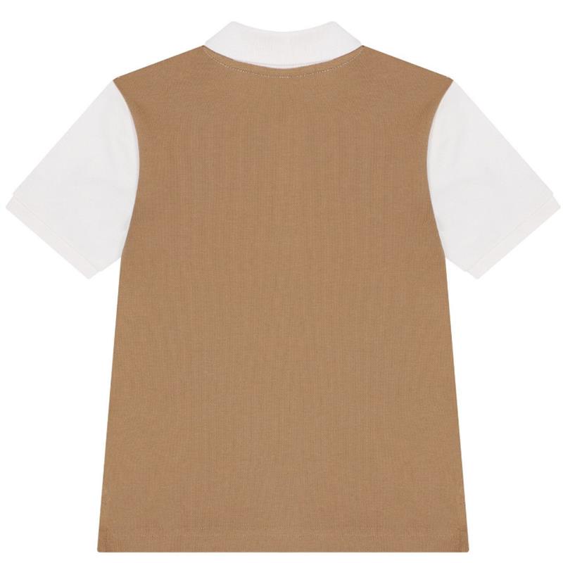 Hugo Boss Baby - Short Sleeve Polo Beige 04A Image 3
