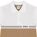 Hugo Boss Baby - Short Sleeve Polo Beige 04A Image 4
