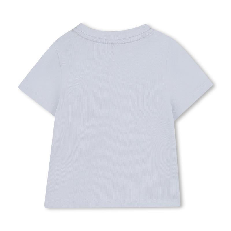 Hugo Boss Baby Short-Sleeved Cotton Jersey T-Shirt, White Image 3