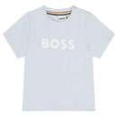 Hugo Boss Baby - Short-Sleeved T-Shirt In Cotton, Pale Blue Image 1