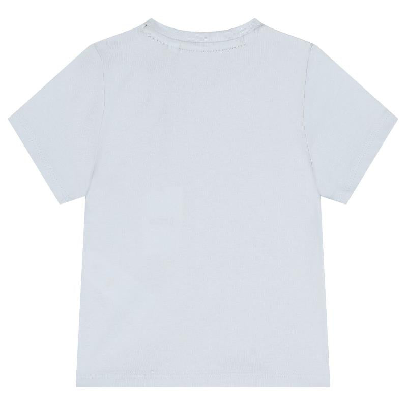 Hugo Boss Baby - Short-Sleeved T-Shirt In Cotton, Pale Blue Image 2