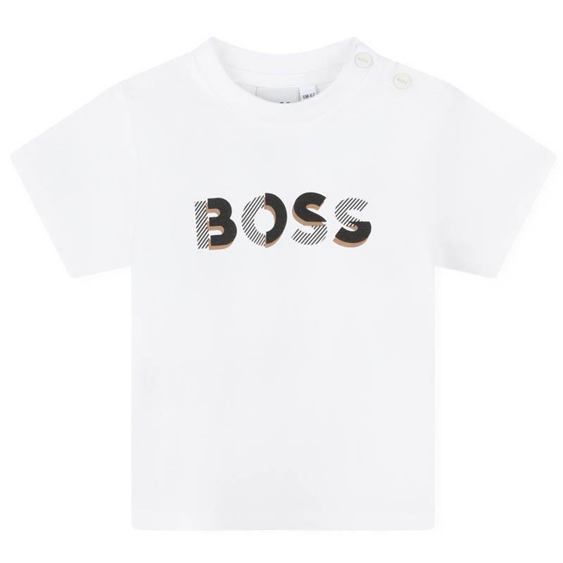 Hugo Boss Baby - Short Sleeves Tee-Shirt Boy, White Image 1