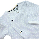 Hugo Boss Baby - Sleepsuit Cotton With Logo Print, Pale Blue Image 2