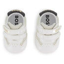 Hugo Boss Baby - Soft Slippers In Sheep Leather White Image 4