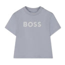 Hugo Boss Baby T-Shirt And Shorts Set, Stone Image 3