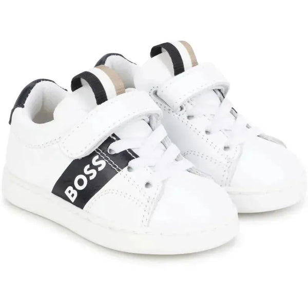 Hugo Boss Baby Toddler Trainers Sneaker 10P, White