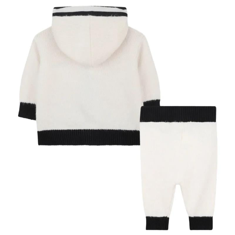 Hugo Boss Baby - Unisex Hooded Cardigan & Pants Set, Off White Image 2