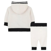 Hugo Boss Baby - Unisex Hooded Cardigan & Pants Set, Off White Image 2