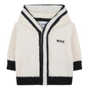 Hugo Boss Baby - Unisex Hooded Cardigan & Pants Set, Off White Image 3