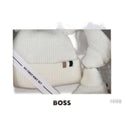 Hugo Boss Baby - Unisex Pull On Hat+Slippers, Off White  Image 2