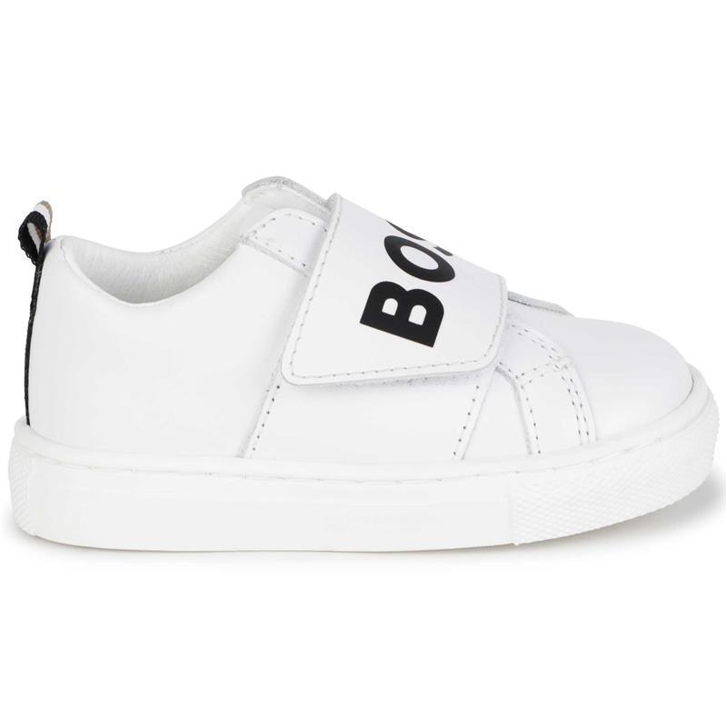 Hugo Boss Baby - Velcro Low Sneakers, White Image 11