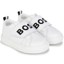 Hugo Boss Baby - Velcro Low Sneakers, White Image 1