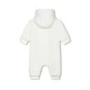 Hugo Boss Baby - White Teddy Fleece Hooded Pramsuit Image 2