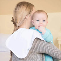 I-Play Green Sprouts 5-Pack Stay-Dry Burp Pads, Blue Image 2