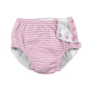 i play Snap Reusable Absorbent Swimsuit Diaper, Light Pink Pinstripe Image 1